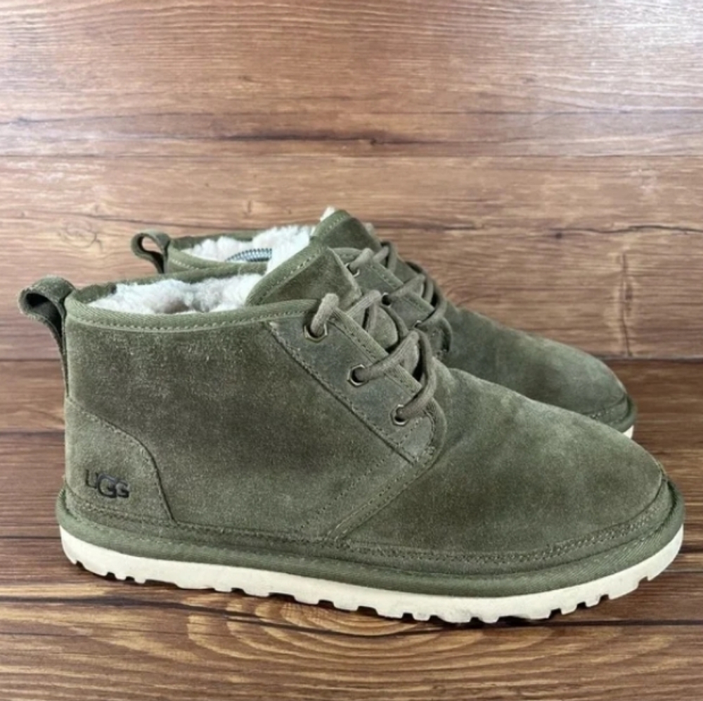 Green suede polo boots - Picture 1 of 7